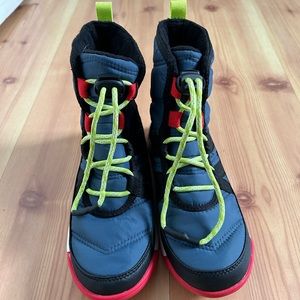 New Sorel Kids' Whitney Y2 Short Pull Tab Lace Boots